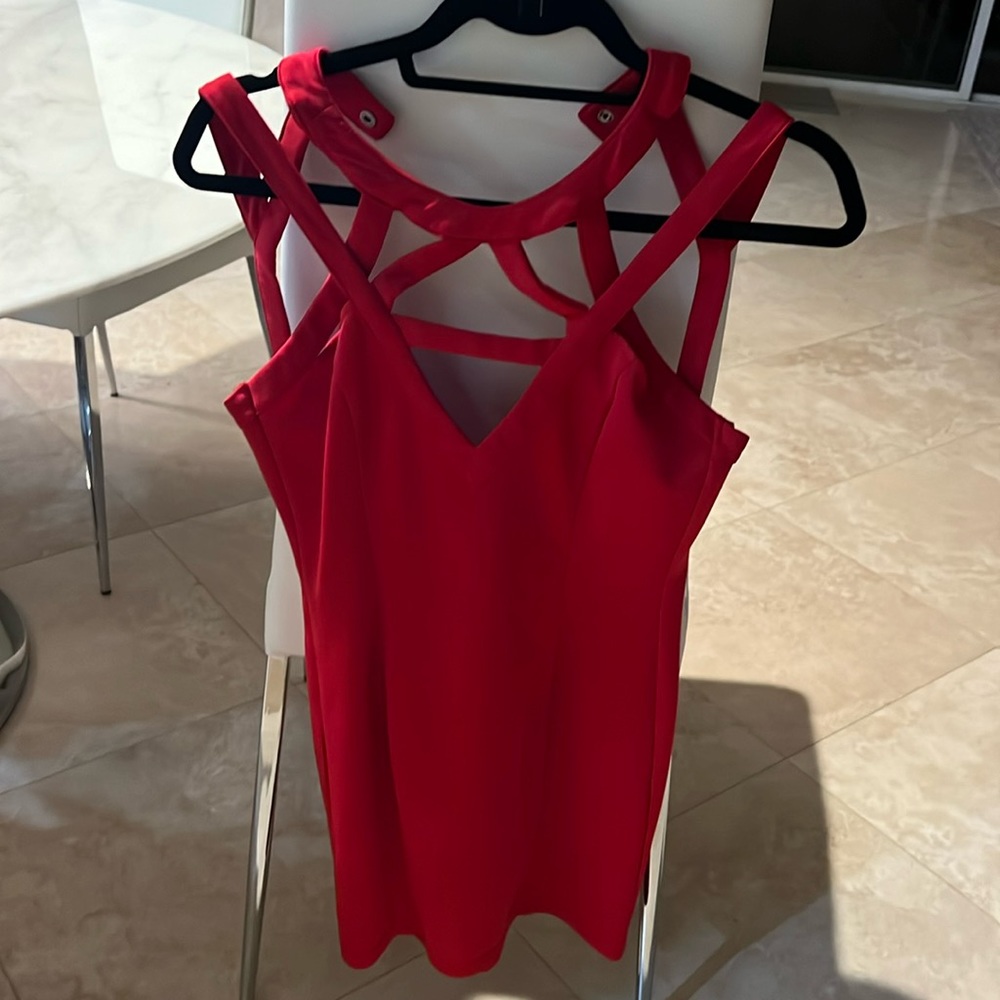 Red dress